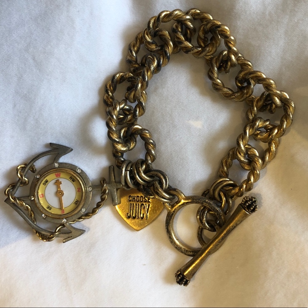 Juicy vintage anchor bracelet
